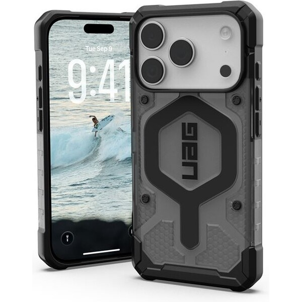 UAG Pathfinder Clear Magsafe kryt iPhone 17 Pro kouřový/černý