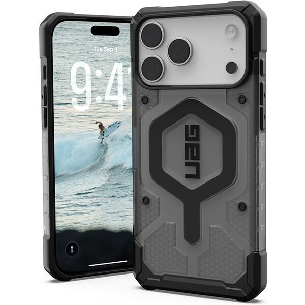 UAG Pathfinder Clear Magsafe kryt iPhone 17 Pro Max kouřový/černý