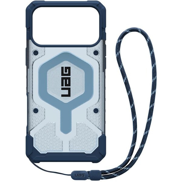 UAG Pathfinder Clear Magsafe kryt iPhone 17 Pro Max modrý