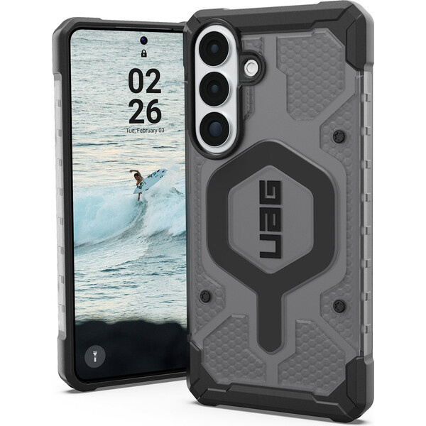 UAG Pathfinder Clear MagSafe kryt Samsung Galaxy S26+ kouřový/černý