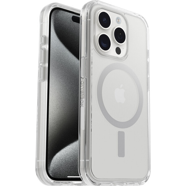 OtterBox Symmetry Clear MagSafe pouzdro pro Apple iPhone 15 Pro čiré