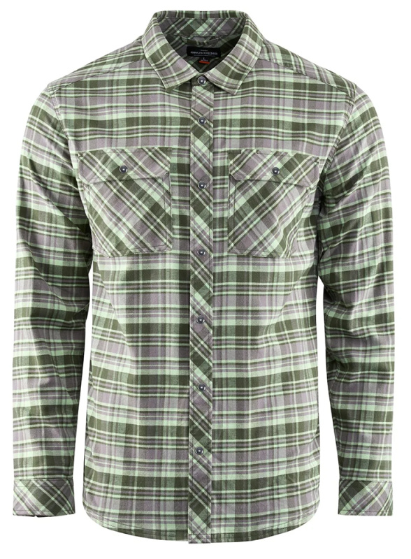 Grundéns košile dungeness seawool flannel shirt grass - m