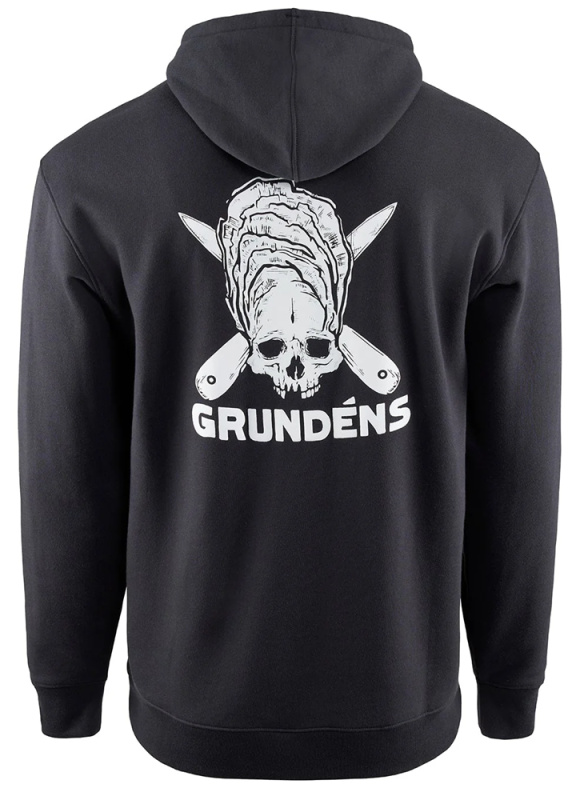 Grundéns mikina displacement dwr hoodie zero shucks black - xxl