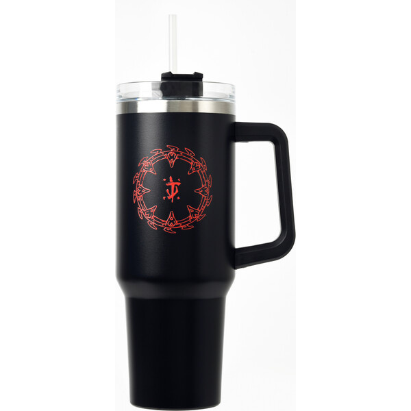 Cestovní hrnek DOOM: The Dark Ages - Shield 1180 ml Černá