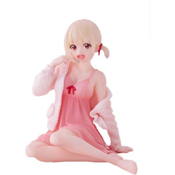 Lycoris Recoil PVC Statue Desktop Cute Figure Chisato Nishikigi Roomwear Ver. 13 cm Vícebarevná