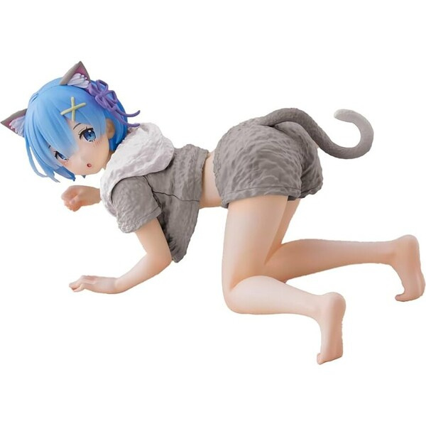 Figurka Taito Prize Re:Zero - Starting Life in Another World - Rem Cat Roomwear Renewal Edition Vícebarevná