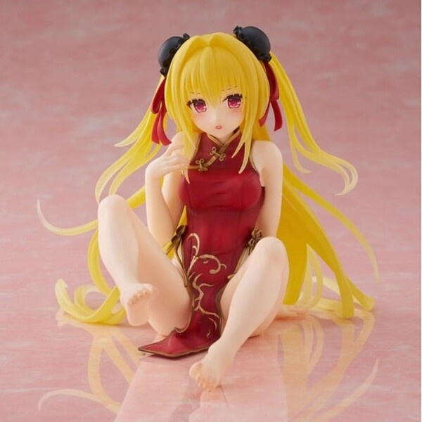 Figurka Taito Prize To Love Ru Darkness - Golden Darkness (Chinese Dress verze) 13 cm