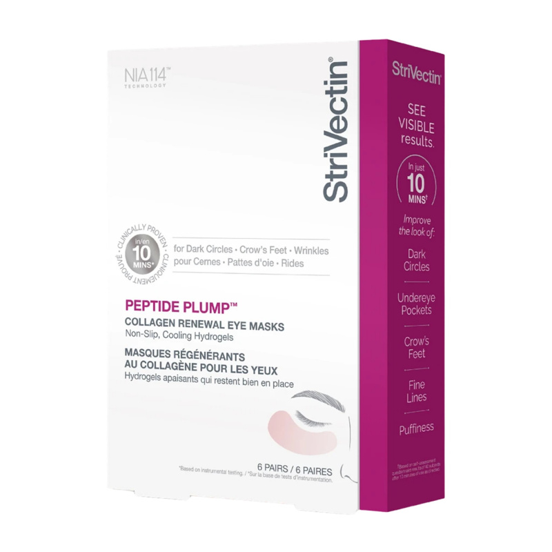 StriVectin Peptide Plump Collagen Renewal Eye Mask oční maska 6 ks