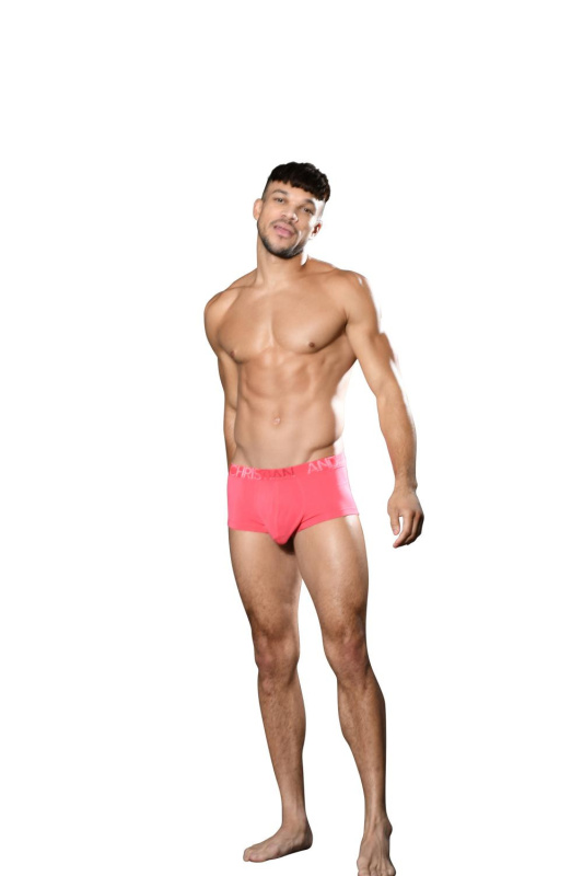 Pánské boxerky Andrew Christian růžové ALMOST NAKED (93417-TEAB) L, trenky / trenýrky