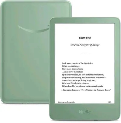 Amazon Kindle Touch 2024 16 GB matcha (s reklamou) Zelená