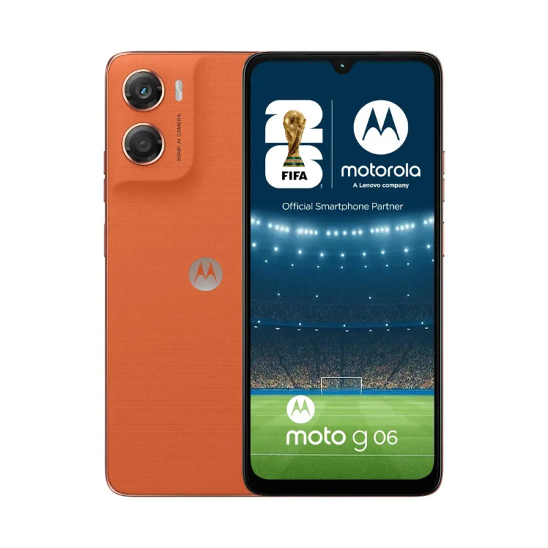 Motorola Moto G06 4/64GB DS GSM PANTONE  Oranžová