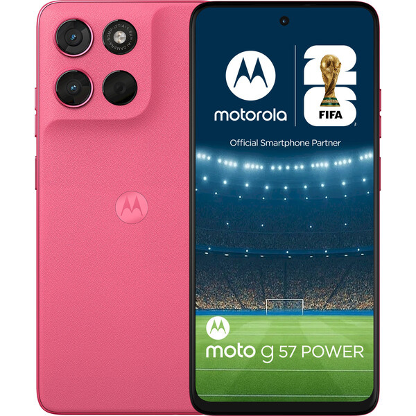 Motorola Moto G57 Power 12GB/256GB PANTONE růžový Růžová