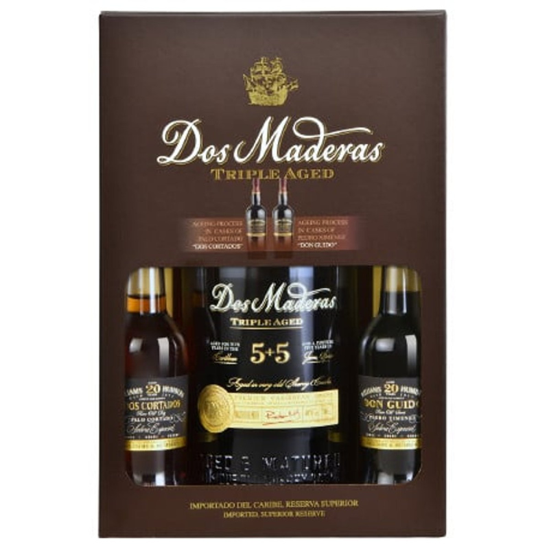 Dos Maderas 5+5 10YO 40% obj. + 2 × Sherry