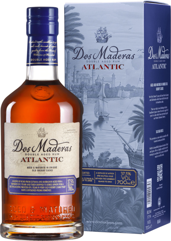 Dos Maderas Atlantic v kartonu 37,5% 0,7l