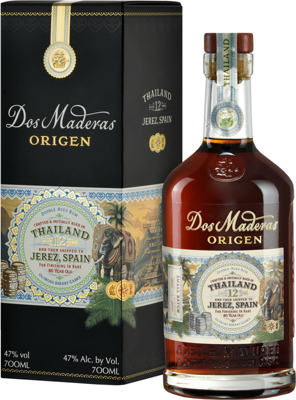Dos Maderas Origen Thailand 12 letý 47% 0,7l