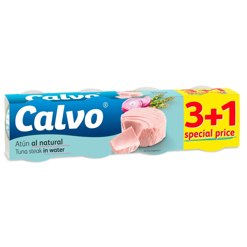 Calvo Tuňák ve vlastní šťávě 3+1