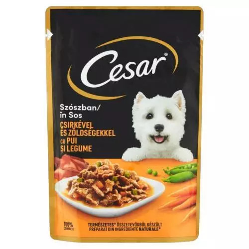 Cesar kapsička chutné kuřecí zelenina ve šťávě 100g