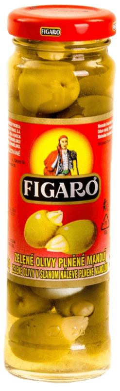 ESSA Figaro Zelené olivy s mandlí 142g