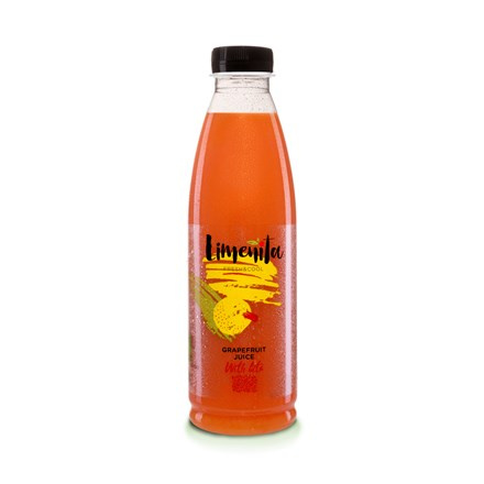 Šťáva z růžového grapefruitu s dužinou 100% chlaz. 750 ml PET