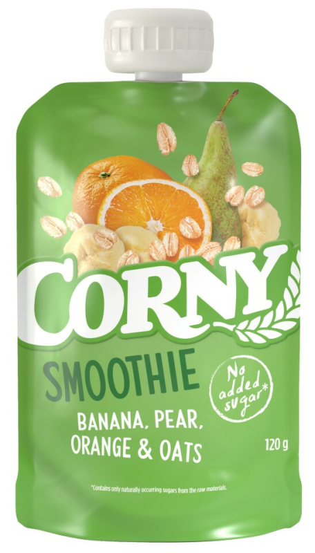 Corny Smoothie banán, hruška, pomeranč, ovesné vločky
