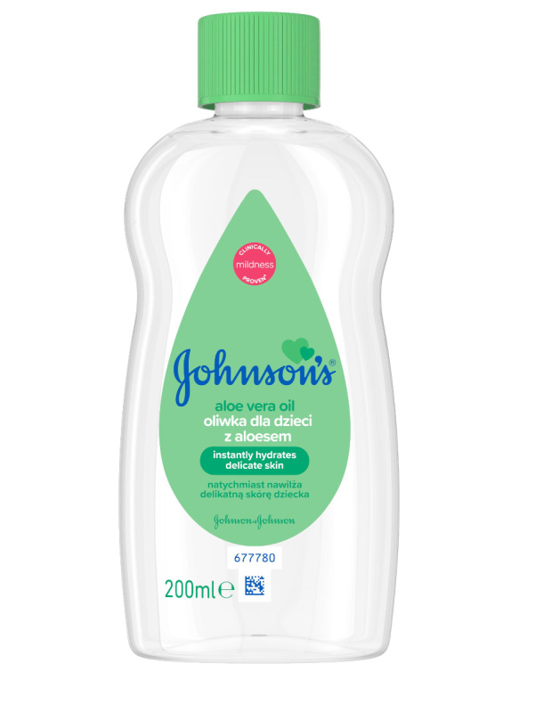 Johnson's® Care olej s aloe vera 200 ml
