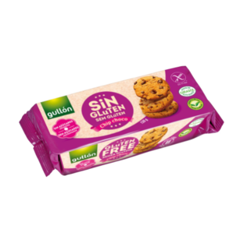 Gullón Chip choco sušenky, bez lepku a přidaného cukru
