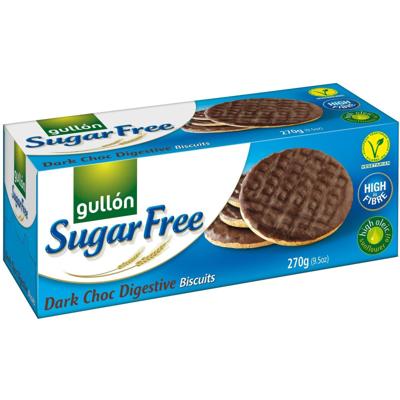 Gullón Digestive – Celozrnné sušenky polomáčené, bez cukru