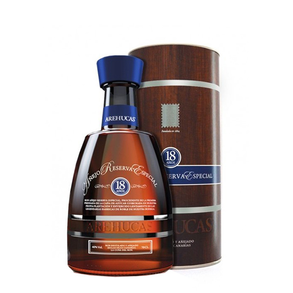 Arehucas 18Y 40% 0,7l (dárková tuba)