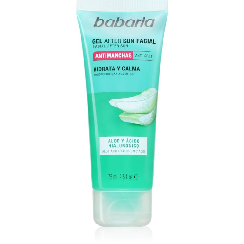 Babaria After Sunbathing Facial Gel pleťový gel po opalování 75 ml