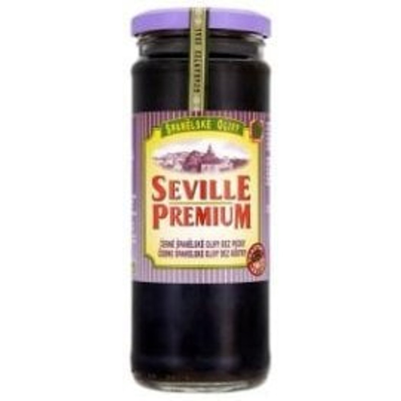 Seville Premium Olivy černé bez pecky