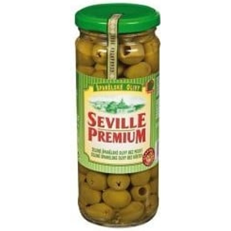 Seville Premium Olivy zelené bez pecky