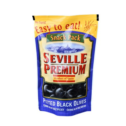 Seville Premium Černé olivy bez pecky