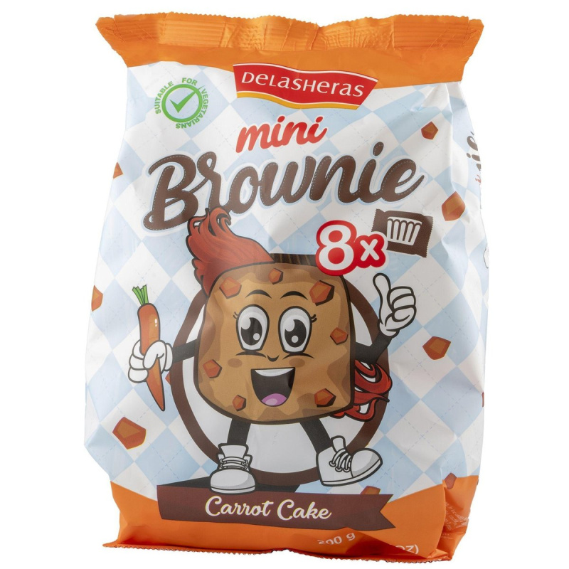 Delasheras Mini brownie mrkev