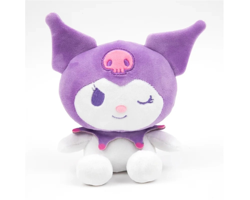 Plyšová hračka Kuromi Hello Kitty 20 cm – fialová graffiti edice