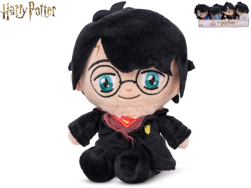 Sedící plyšový Harry Potter, 16 cm