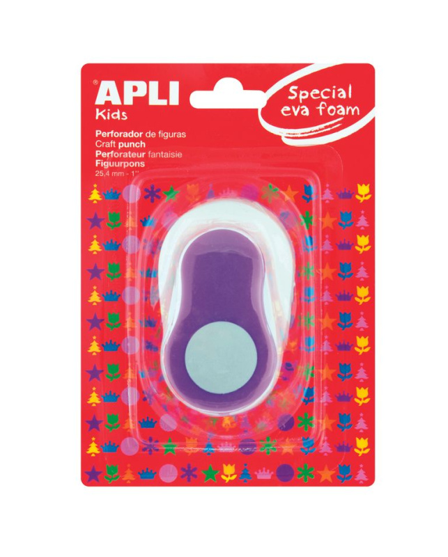 APLI Děrovačka na papír i pěnovku - kruh - 25,4 mm