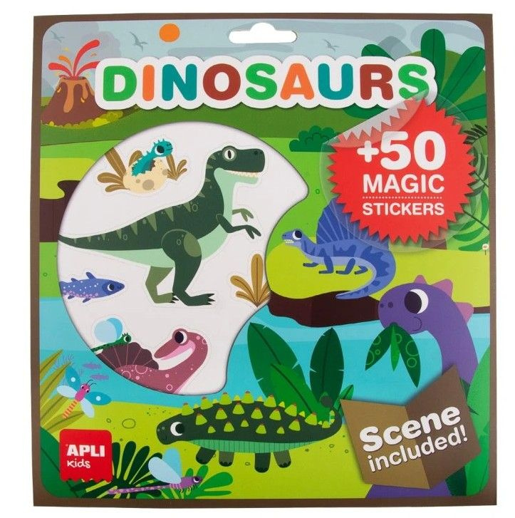 Edukační hra se samolepkami - Dinosauři