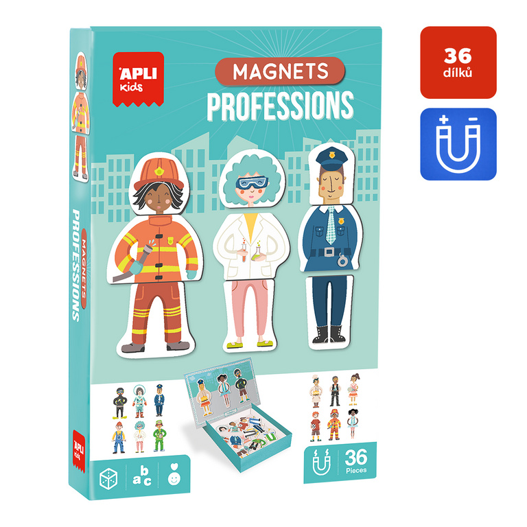 Edukační hra s magnety - Profese
