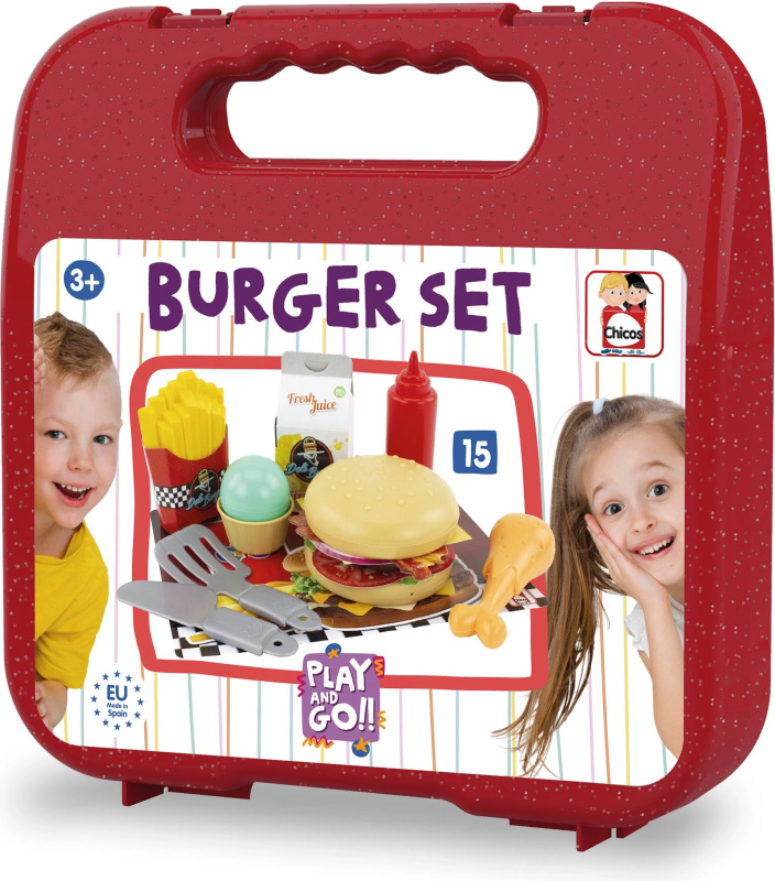 Chicos Play & Go burgerový kufřík