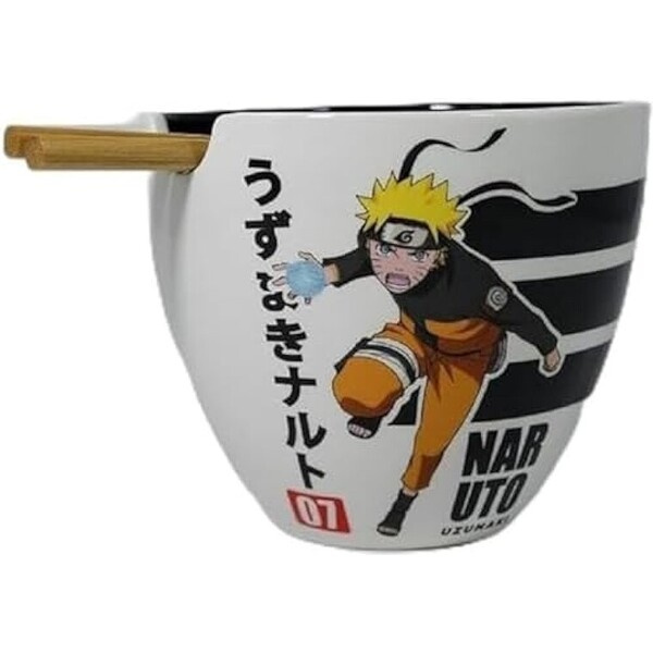 Miska na ramen s hůlkami Just Funky - Naruto Vícebarevná