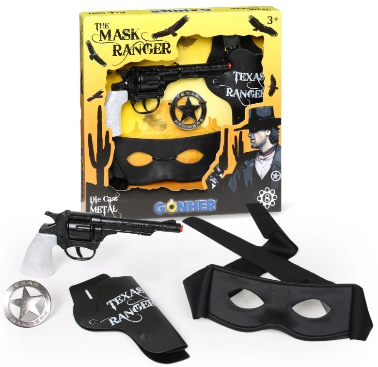 Gonher set kovbojský s maskou