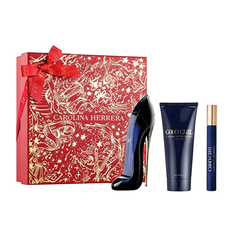 Carolina Herrera Good Girl - EDP 80 ml + tělové mléko 100 ml + EDP 10 ml