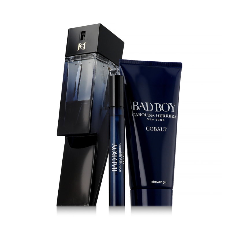 Carolina Herrera Bad Boy Cobalt EDP 100 ml + EDP MINI 10 ml + SG 100 ml M