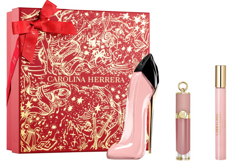 Carolina Herrera Good Girl Blush - EDP 80 ml + lesk na rty 5 ml + EDP 10 ml