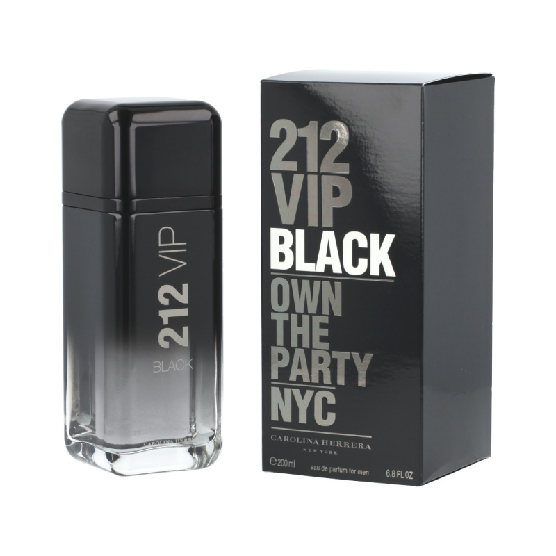 CAROLINA HERRERA 212 VIP Black parfémovaná voda pro muže 200 ml