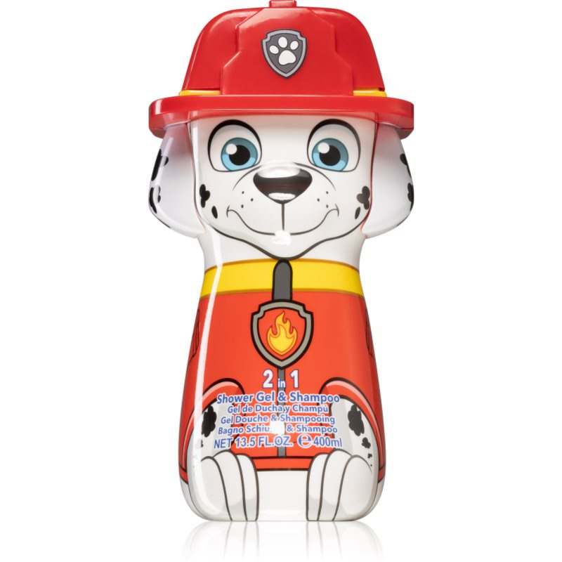 Nickelodeon Paw Patrol Marshall dětský sprchový gel a šampon 2v1 400 ml