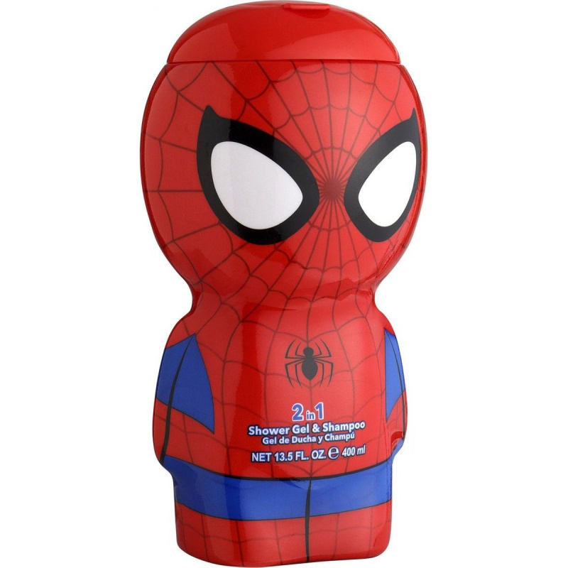 Air Val Spiderman sprchový gel a šampon 2 v 1 pro děti 400 ml