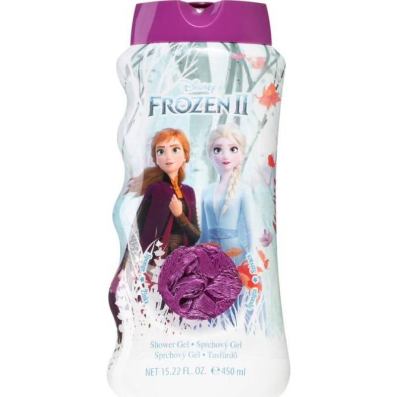 Shower gel + žínka Ledové království 450 ml