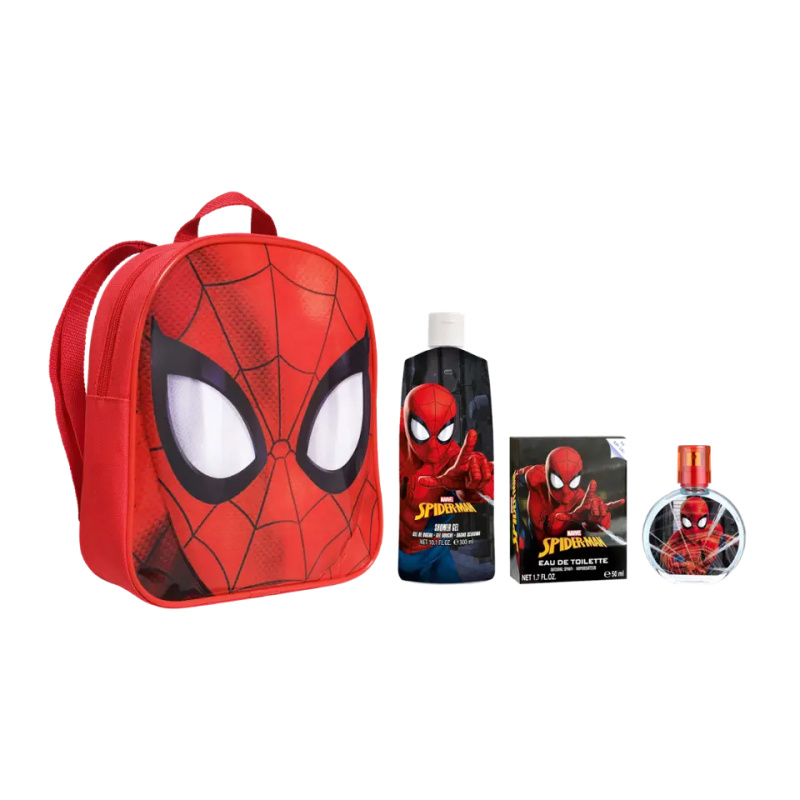 Spiderman batoh a toaletní voda 100 ml a sprchový gel 300 ml