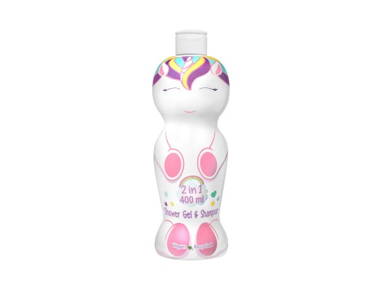 Be a Unicorn Shampoo & Shower Gel sprchový gel a šampon 2 v 1 pro děti 400 ml